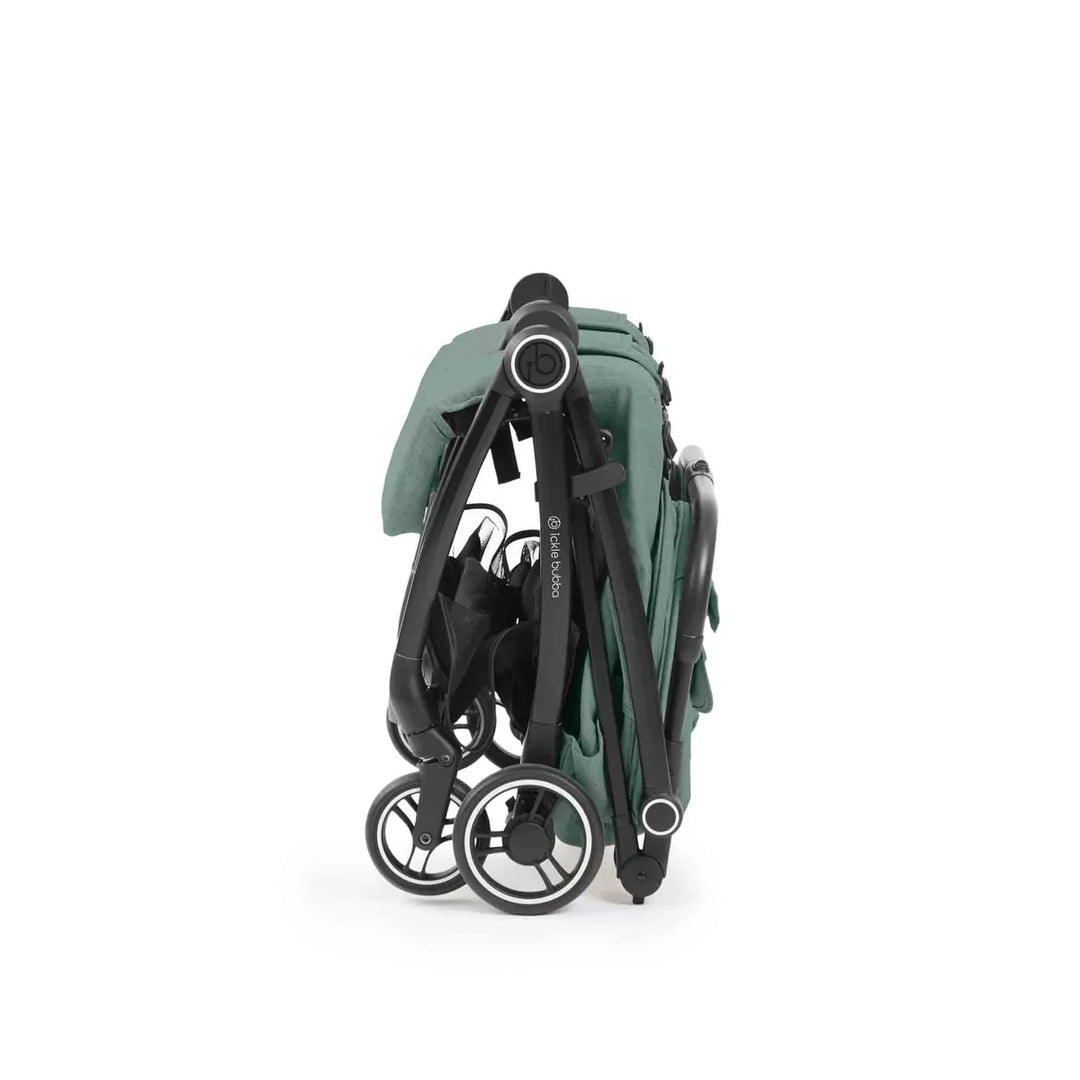 Ickle Bubba Aries Double Prime Autofold Stroller Bundle - Sage Green