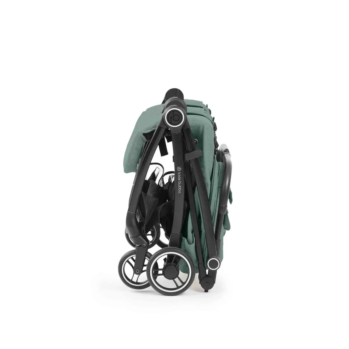 Ickle Bubba Aries Double Prime Autofold Stroller Bundle - Sage Green