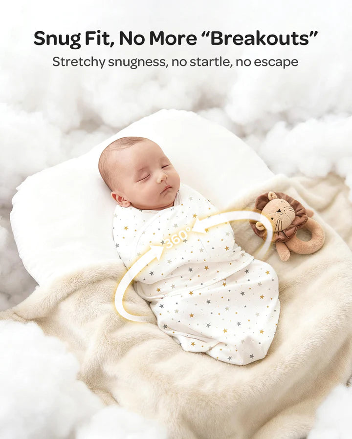 Momcozy Easy Swaddle Wrap 0-3m - Wonder Star