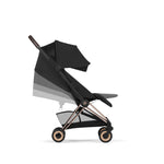 Cybex COŸA Comfort + Foldable Carrycot Rose Gold - Sepia Black (2026 Model)