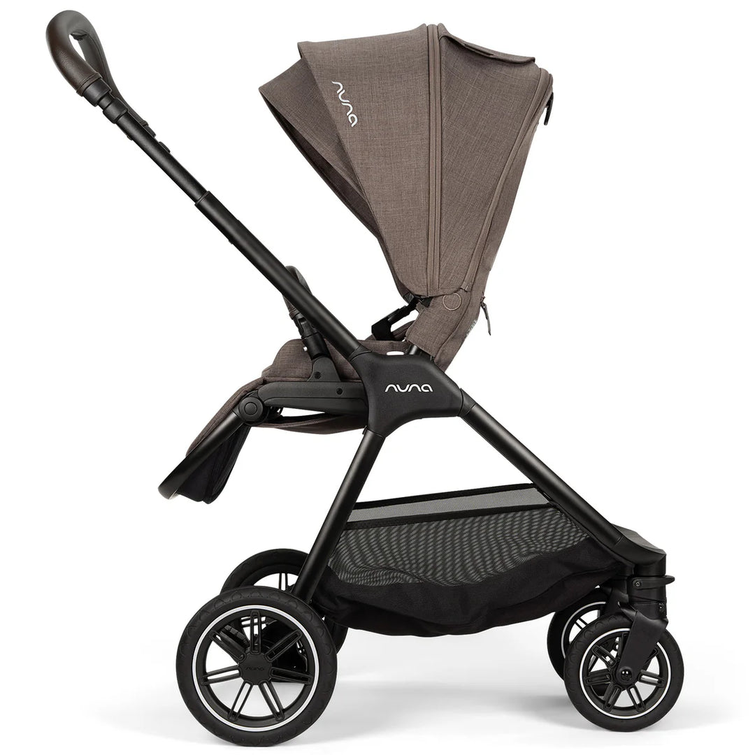 Nuna TRIV Next, LYTL Carrycot, ARRA Flex + Base Curve Travel System - Chestnut