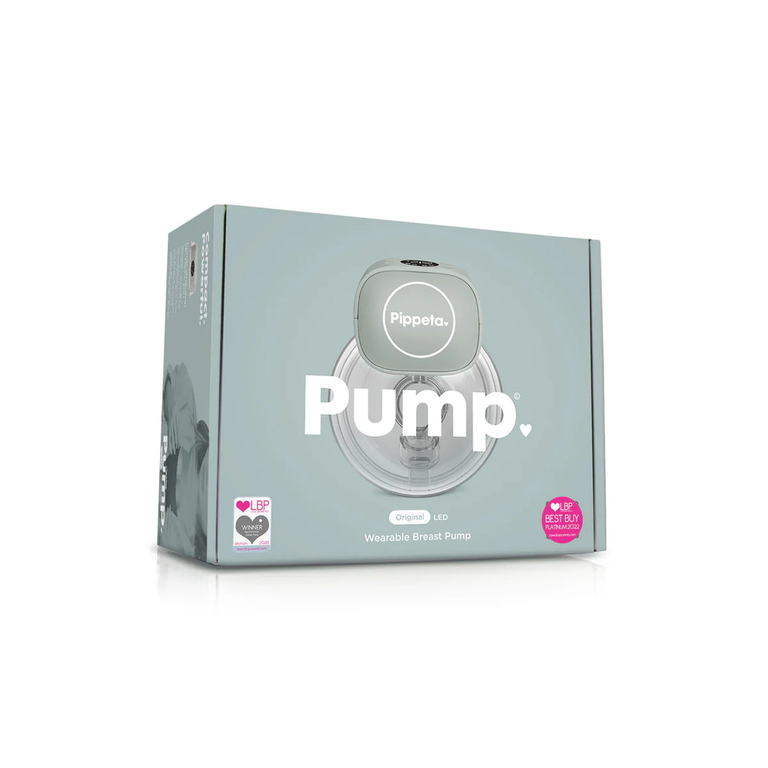 Pippeta LED Wearable Hands Free Breast Pump - Sea Salt