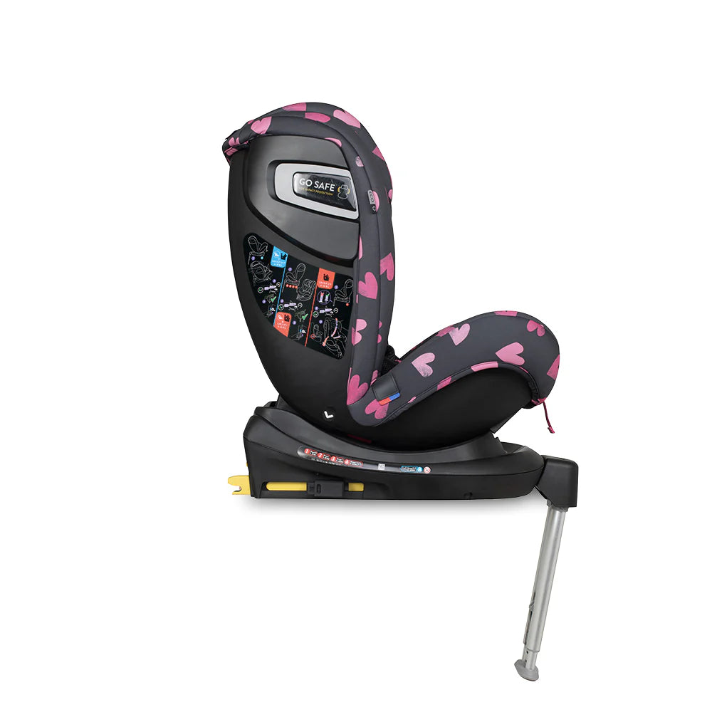 Cosatto All in All 360 Rotate Car Seat - Charcoal Lighthearted