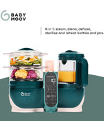 Babymoov Nutribaby+ 6in1 Food Prep Maker Opal Green