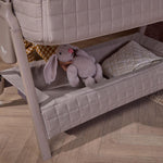 Tutti Bambini Cozee Sense Bedside Crib - Soft Walnut/Cocoa
