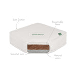 The Little Green Sheep Twist Natural Cot Mattress 70x140cm