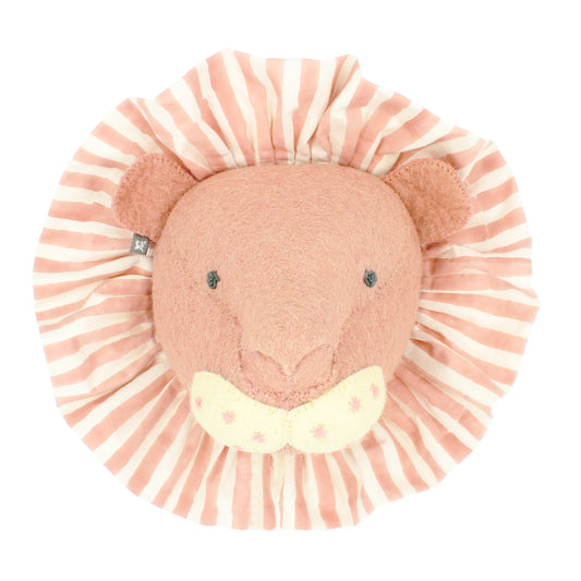 Fiona Walker Lion with Vintage Ruff Head Mini - Pink