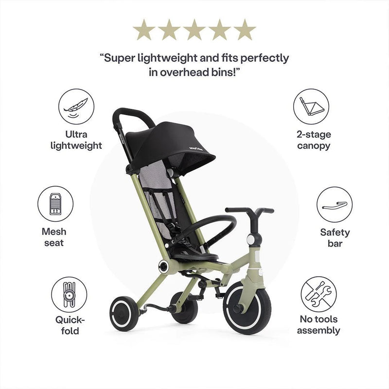smarTrike Wonder Stroller Trike - Light Olive