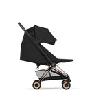 Cybex COŸA Comfort + Foldable Carrycot Rose Gold - Sepia Black (2026 Model)