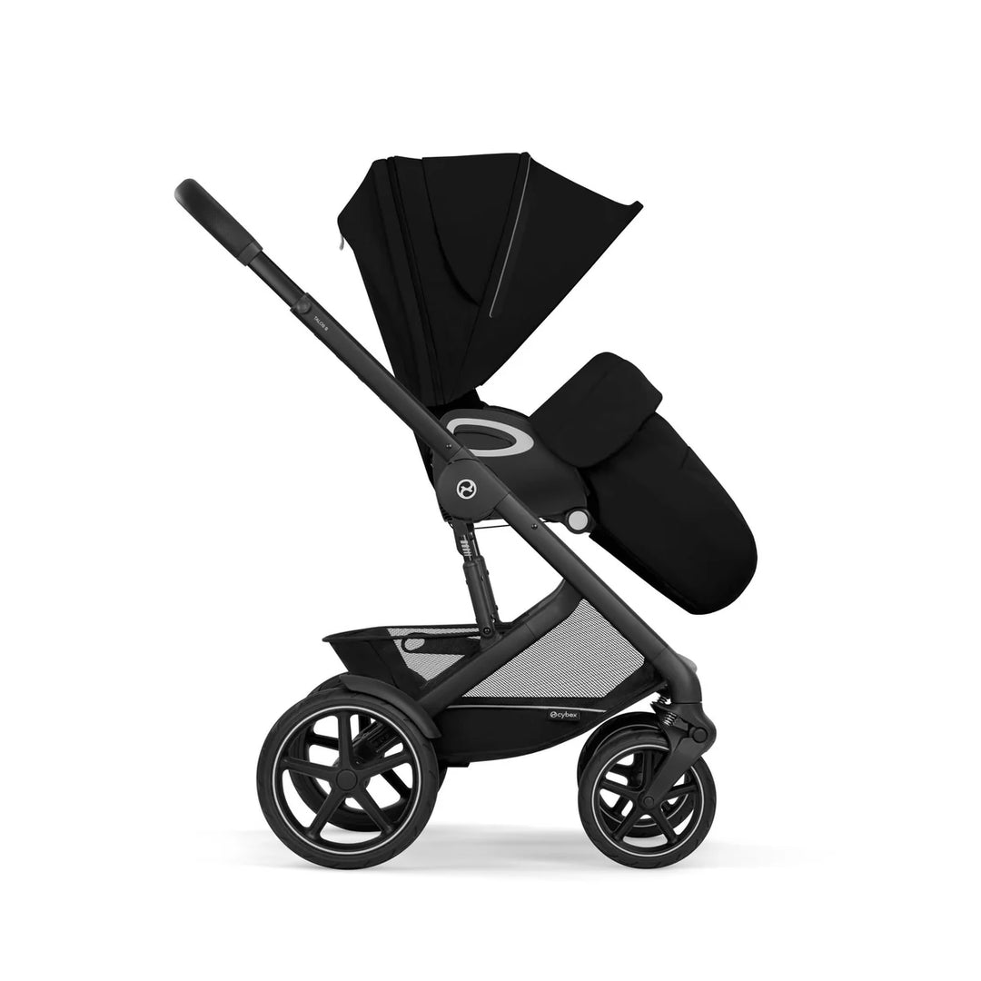 Cybex Talos S Lux 10-Piece Cloud G Travel System Bundle - Moon Black