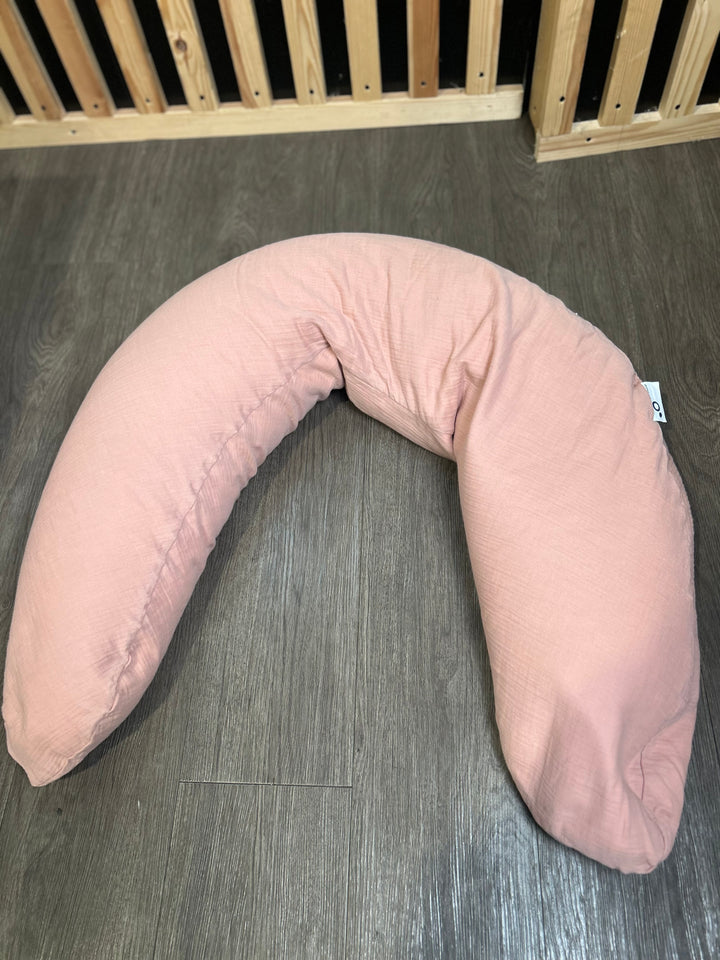 EX DISPLAY Babymoov Comfy Big Muslin Maternity Pillow doomoo - Pink