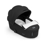Cybex Priam Comfort Pushchair & Foldable Carrycot - Sepia Black/Rose Gold
