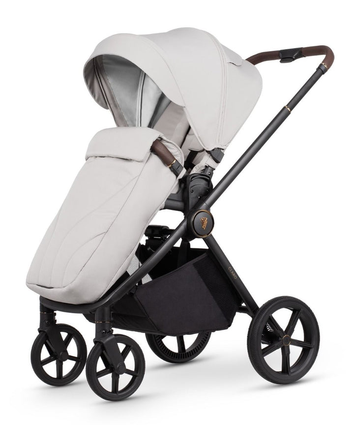 Venicci Claro 3-in-1 Pushchair with Tiago 360 Car Seat and Base Bundle - Vanilla