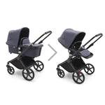 Bugaboo Fox Cub Complete Pushchair + Carrycot - Stormy Blue