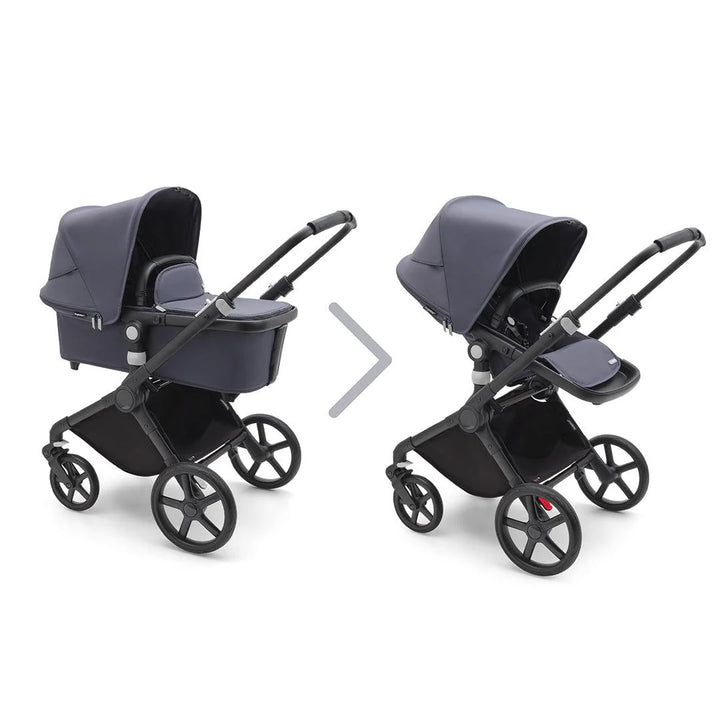Bugaboo Fox Cub Complete Pushchair + Carrycot - Stormy Blue
