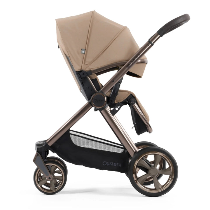 Oyster4 Travel System Bundle Inc Maxi-Cosi Pebble 360 Pro2 Car Seat - Fawn