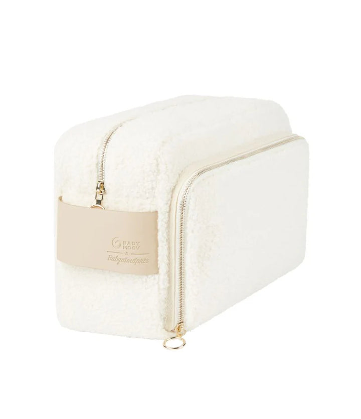 Babymoov Curl White Shearling Baby Toiletry Bag