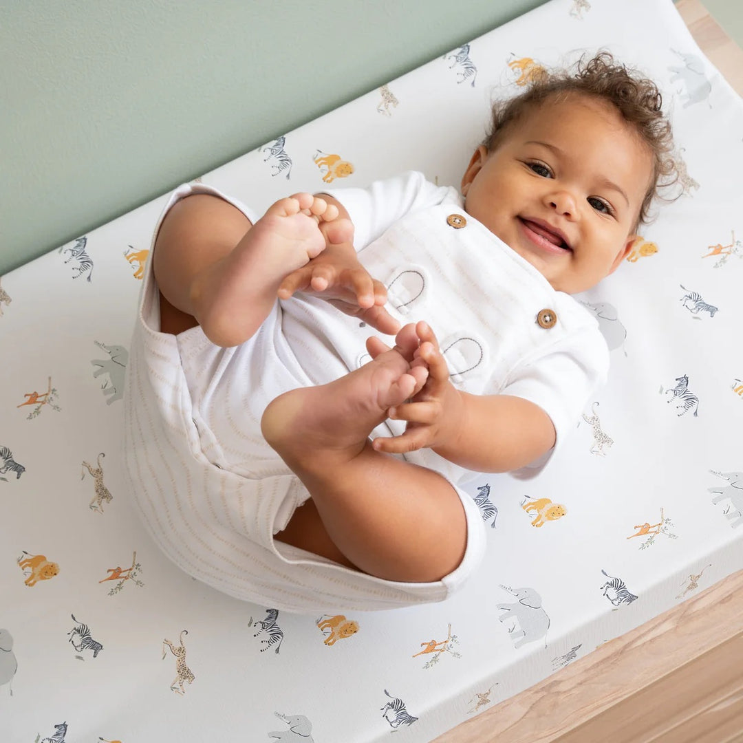 Clair De Lune Jungle Dream Anti-Roll Wedge Baby Changing Mat