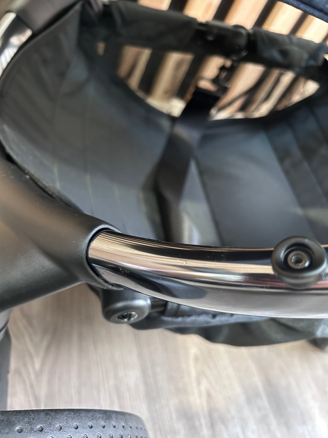 PRE LOVED iCandy Peach 6 Travel System - Navy Check