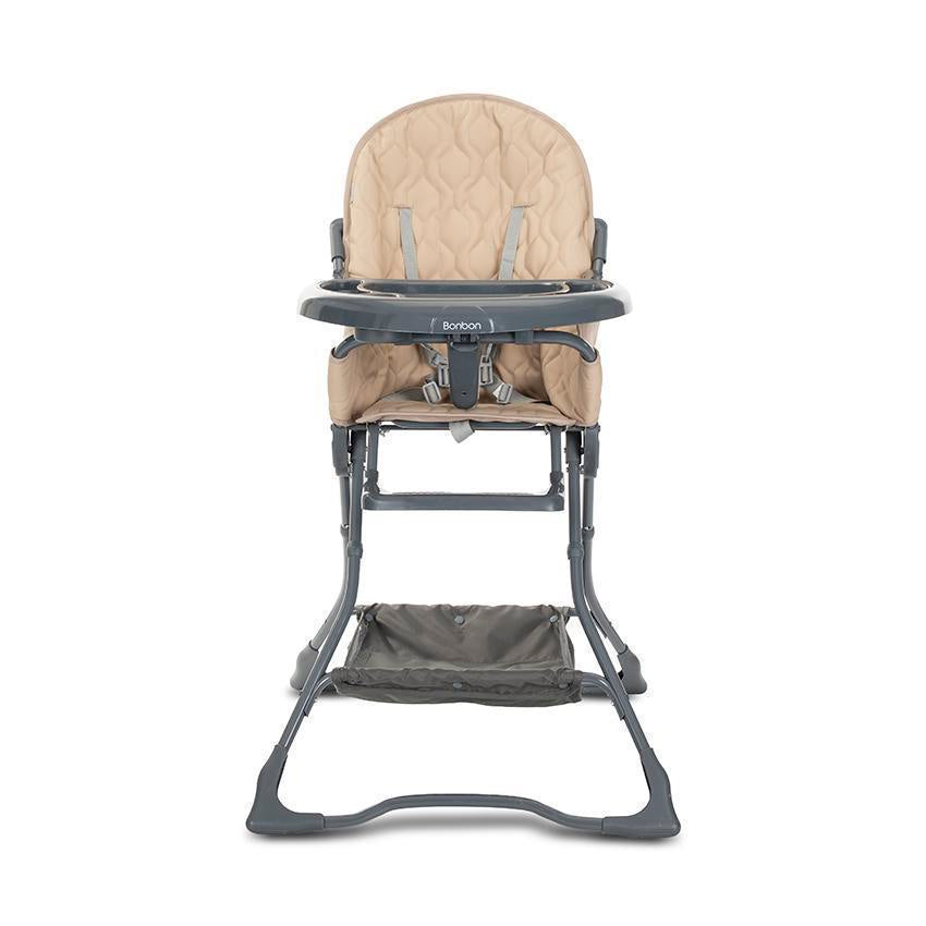 Lorelli Aspen 3in1 Travel System Bundle with Aria Luxe Car Seat, Millie Crib, Eliza Bouncer & Bonbon Highchair - Black/Beige