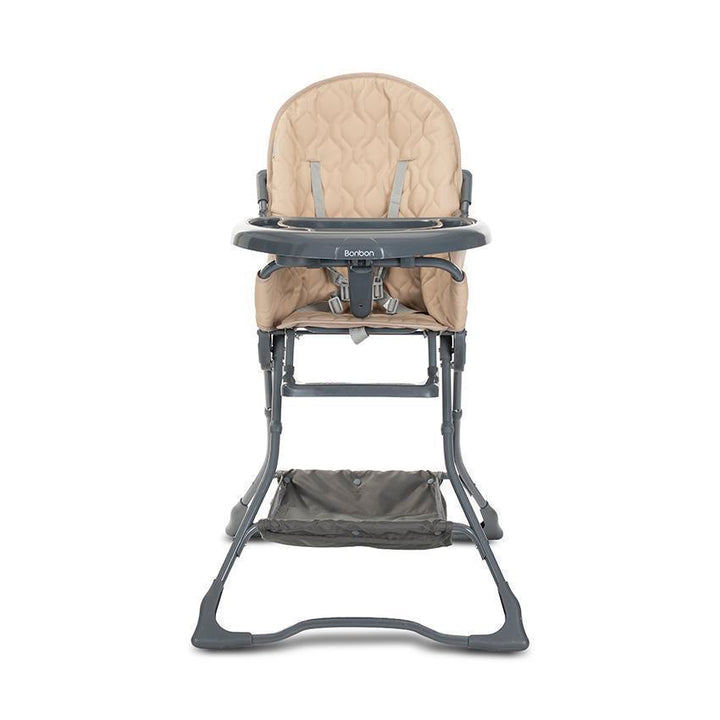 Lorelli Aspen 3in1 Travel System Bundle with Aria Luxe Car Seat, Millie Crib, Eliza Bouncer & Bonbon Highchair - Black/Beige