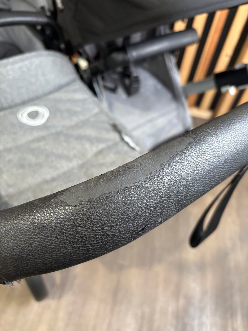 PRE LOVED Bugaboo Donkey3 Double Pushchair Bundle - Grey Melange/Midnight Black