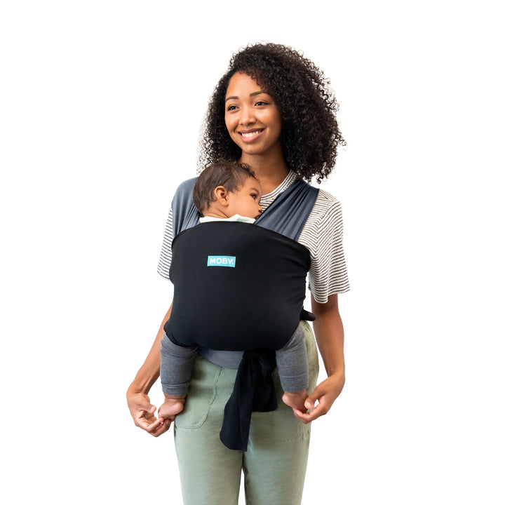 Moby Easy Wrap Carrier - Charcoal/Black