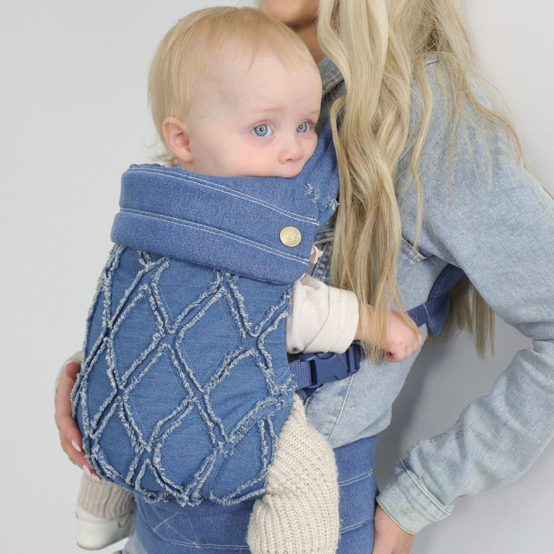Bizzi Growin Denim Baby Carrier - Daisy Duke
