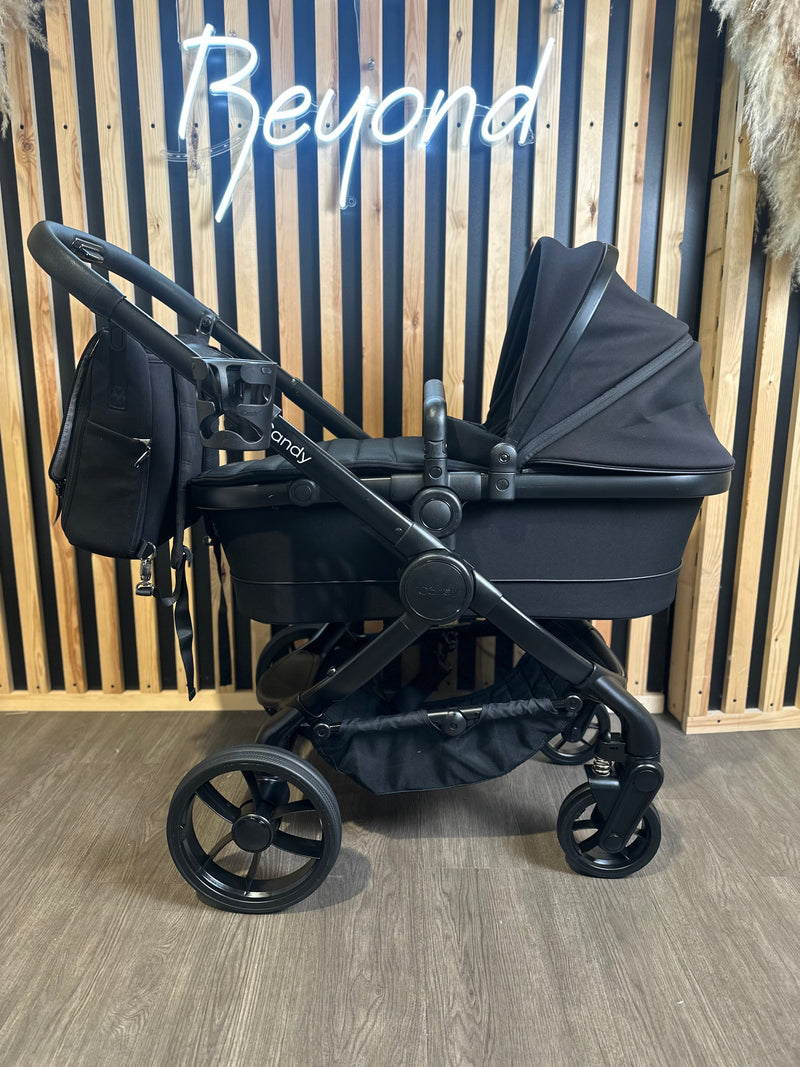 PRE LOVED iCandy Peach 7 Double Travel System - Jet/Black