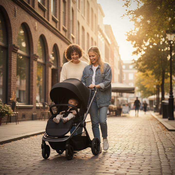 Redkite Push Me Cruise Complete Essentials Baby Bundle Inc Spin Base - Liquorice