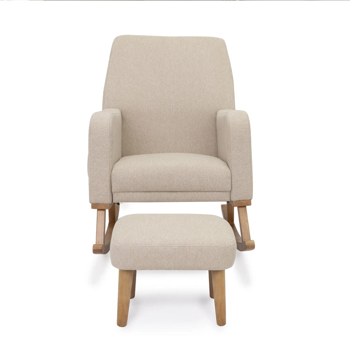 Babymore Callie Nursing Chair with Stool – Oatmeal