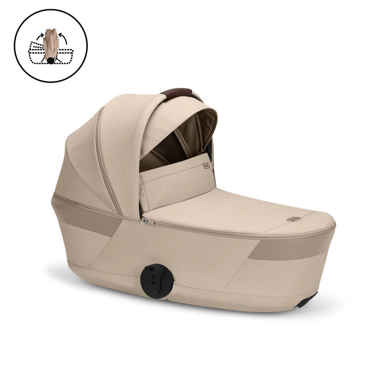 Cybex Balios S Lux Cloud G3 Ultimate Travel System Bundle - Almond Beige (2026)