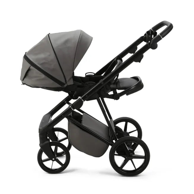 Mee-Go Milano Evo 4in1 All In One Travel System Inc Isofix Base - Slate Grey Leatherette