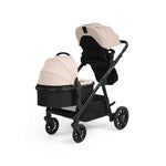 Ickle Bubba Virgo Growing Family 14 Piece Inc Nimbus Car Seat + Base Travel System Bundle - Stone
