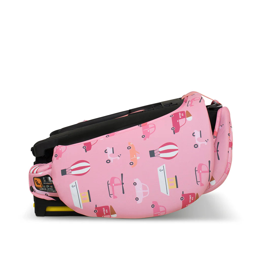 Cosatto On The Go i-Size Travel Car Seat - Itchy Feet Rosy