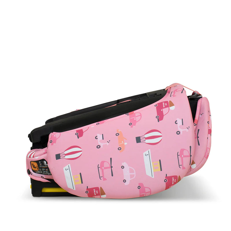 Cosatto On The Go i-Size Travel Car Seat - Itchy Feet Rosy