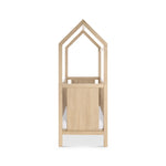 Tutti Bambini Casa 3 in 1 Mini Cot Bed + Roof Accessory Pack + Pocket Spring Mattress - Harvest Oak