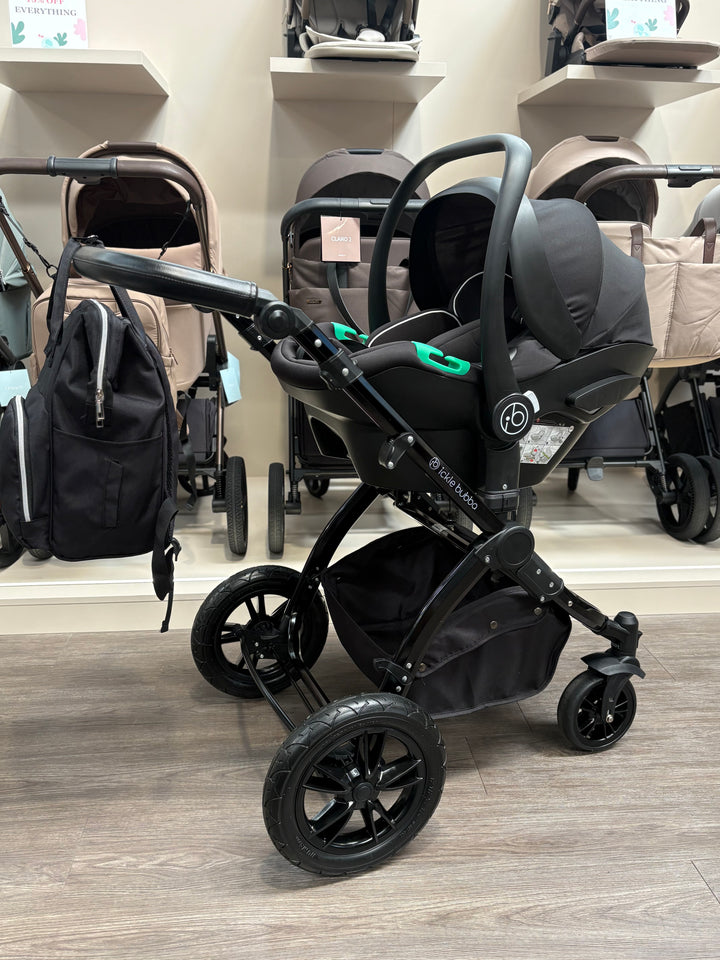 PRE LOVED Ickle Bubba Stomp Travel System - Black/Black