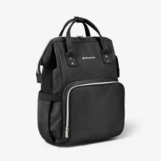 Kikkaboo Siena Mama Changing Backpack - Black/Silver