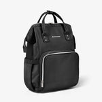 Kikkaboo Siena Mama Changing Backpack - Black/Silver