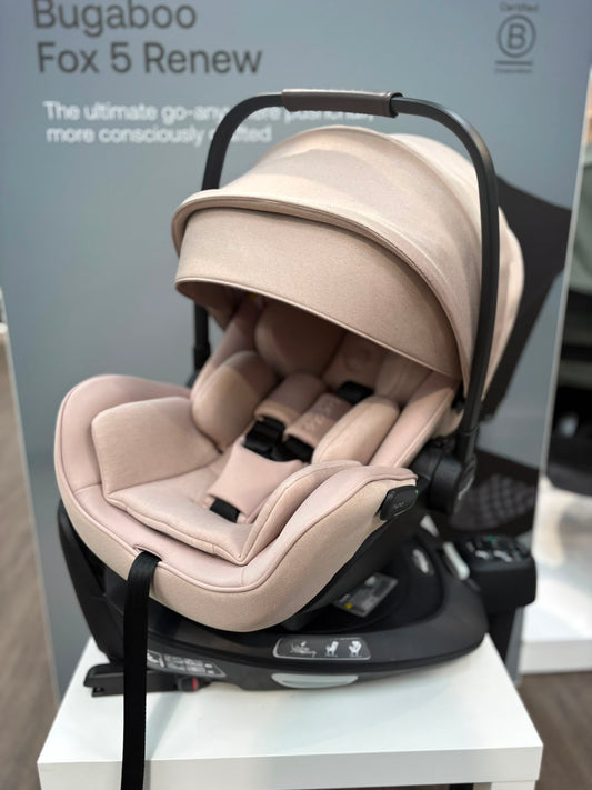 EX DISPLAY Bugaboo Otter Car Seat + 360 Isofix Base - Desert Taupe