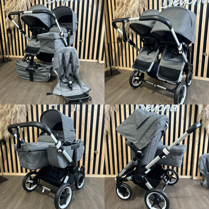 PRE LOVED Bugaboo Donkey 3 Duo - Grey Melange