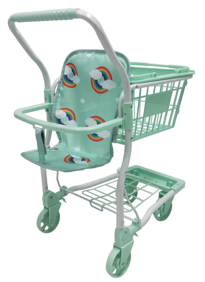 Roma Rupert Doll’s Shopping Trolley - Mint