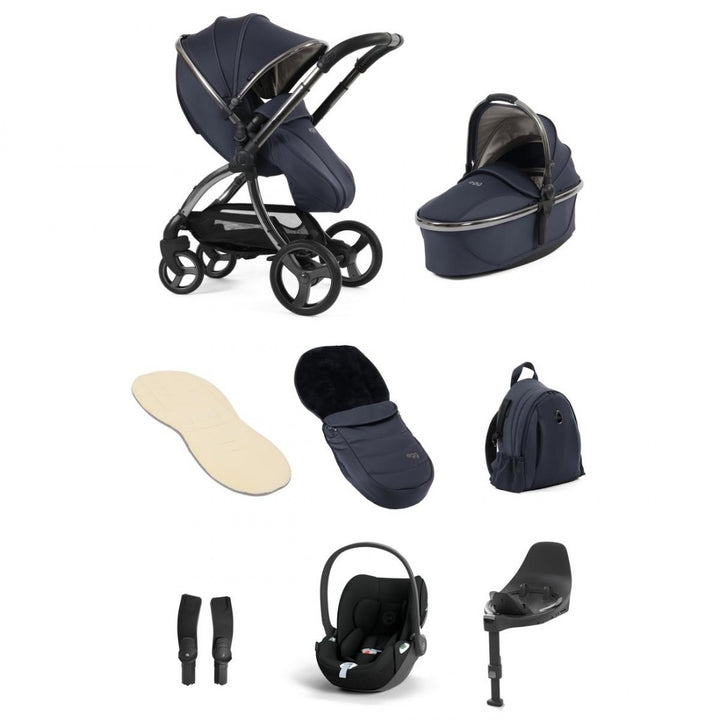 egg 3 Luxury Cloud T i-Size Travel System Bundle - Celestial + FREE OVERNIGHT BAG WORTH £125!