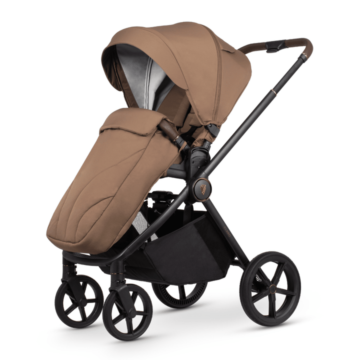 Venicci Claro 2-in-1 Travel System Bundle With Pushchair And Carrycot - Caramel