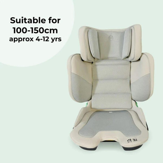 My Babiie Compact High Back Booster Car Seat – Stone
