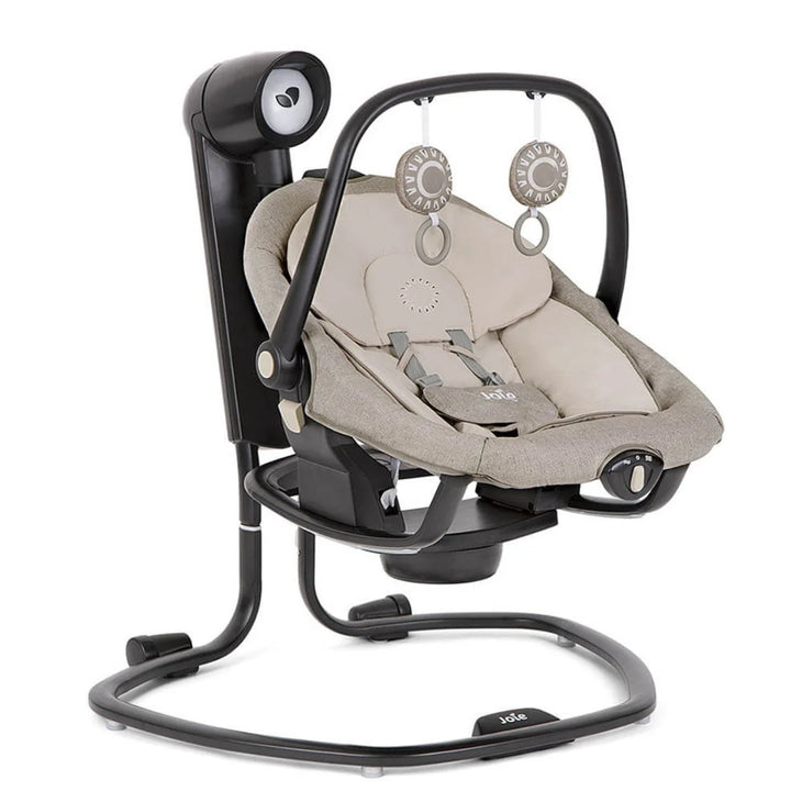 Joie Finiti 360 Travel System & Home Bundle - Eclipse/Speckled