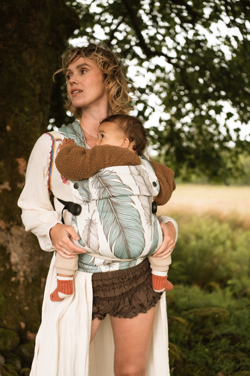 Bizzi Growin Nomad Pure Organic Baby Carrier - Wild Plume