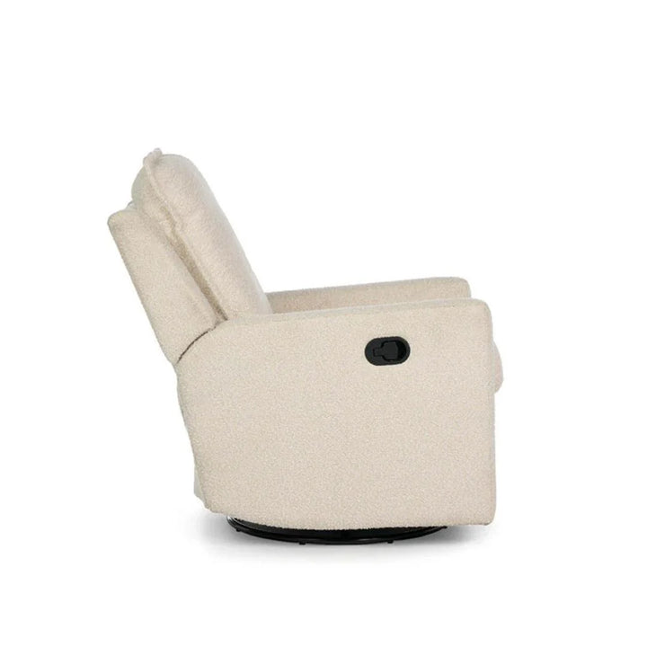 Obaby Denver Swivel Glider Recliner Chair - Bouclé