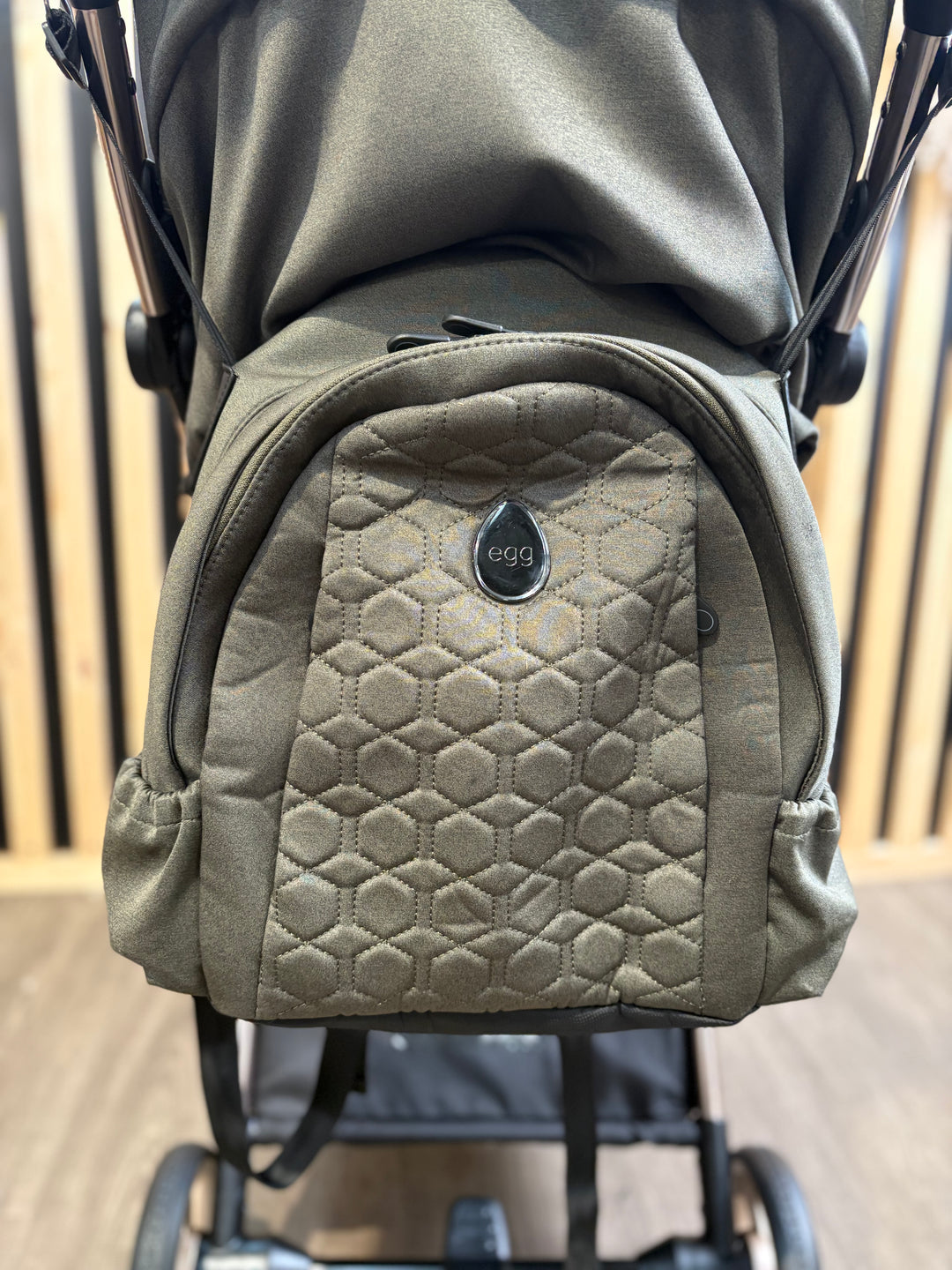 PRE LOVED eggZ Stroller + Accessories - Hunter Green